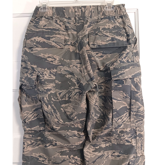 Camo Pants Mens 30R Tiger Stripe Cargo Ripstop BDU Tactical Military Fatigues - Picture 7 of 14